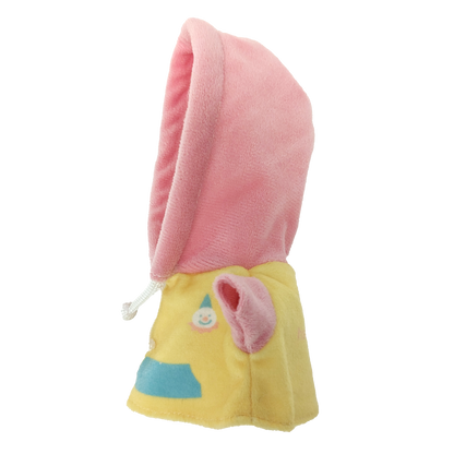 Noodlecat Plushie with Removable Pastel Clown Hoodie