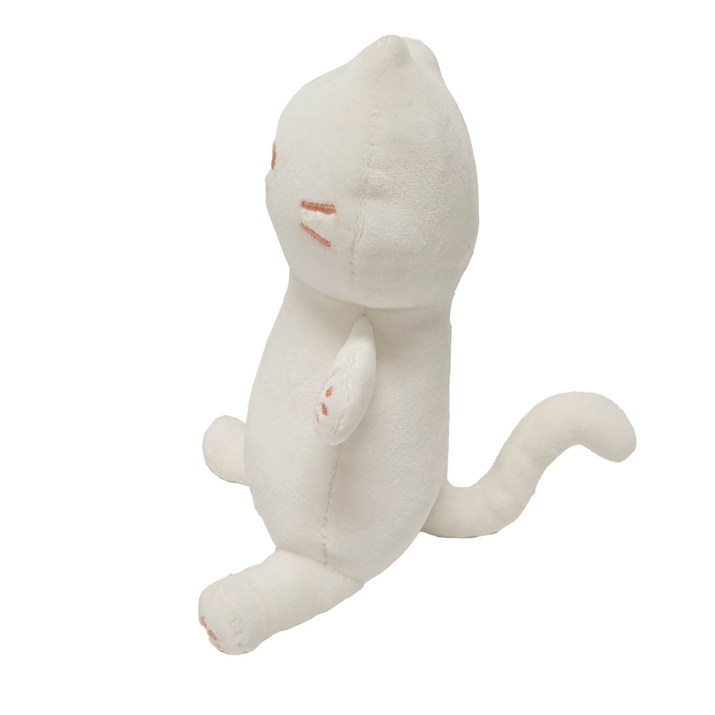 Noodlecat Plushie with Removable Pastel Clown Hoodie