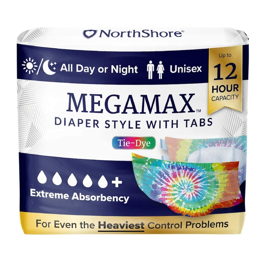 NorthShore MEGAMAX Adult Diapers (Colors)