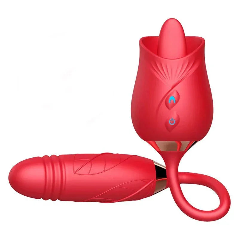 Rose Clitoral Vibrator – Elegant & Powerful Stimulator - Puppy's Aesthetics