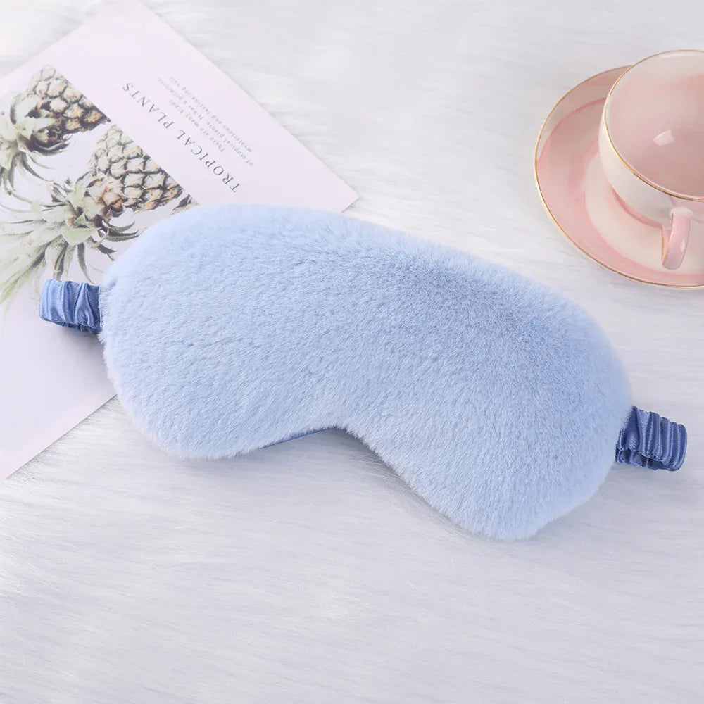 Cozy Plush Sleep Mask (Colors) - Puppy's Aesthetics