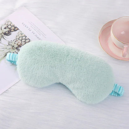 Cozy Plush Sleep Mask (Colors) - Puppy's Aesthetics