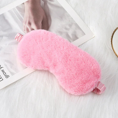 Cozy Plush Sleep Mask (Colors) - Puppy's Aesthetics