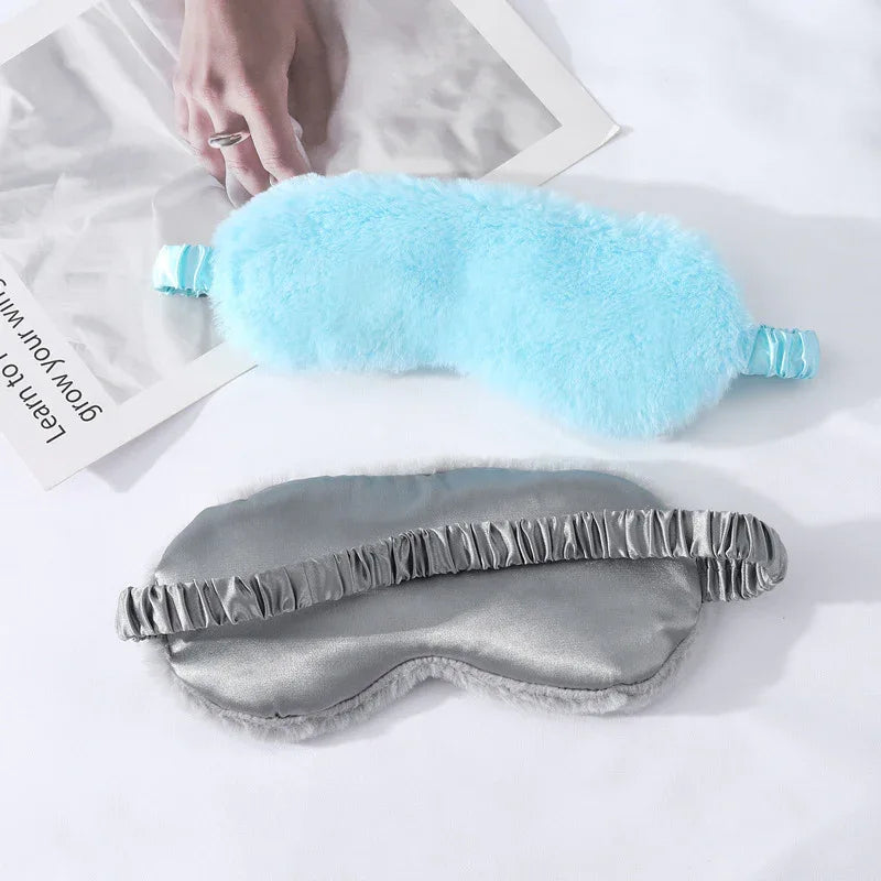Cozy Plush Sleep Mask (Colors) - Puppy's Aesthetics