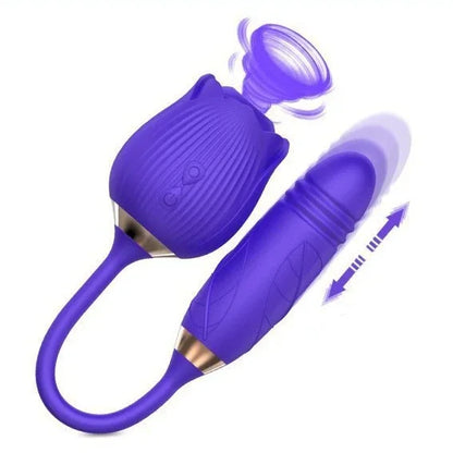 Rose Clitoral Vibrator – Elegant & Powerful Stimulator - Puppy's Aesthetics