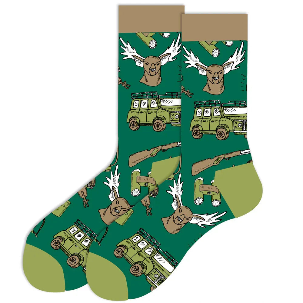 Adorable Autumn Mid-Calf Socks (Colors) - Puppy's Aesthetics