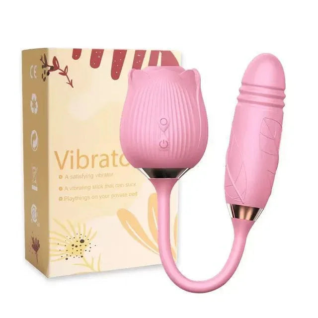 Rose Clitoral Vibrator – Elegant & Powerful Stimulator - Puppy's Aesthetics