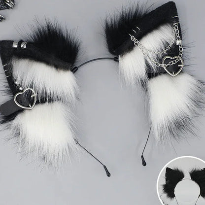 Rebel Pup Punk Ears Headband - Puppy's Aesthetics