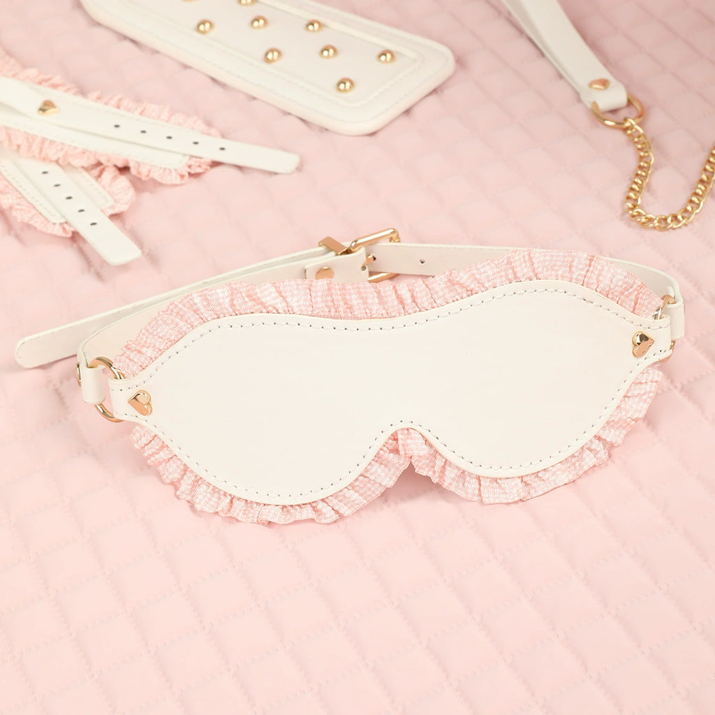 Princess White & Pink Blindfold