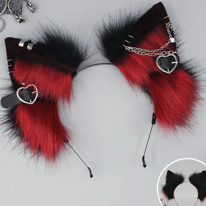 Rebel Pup Punk Ears Headband - Puppy's Aesthetics