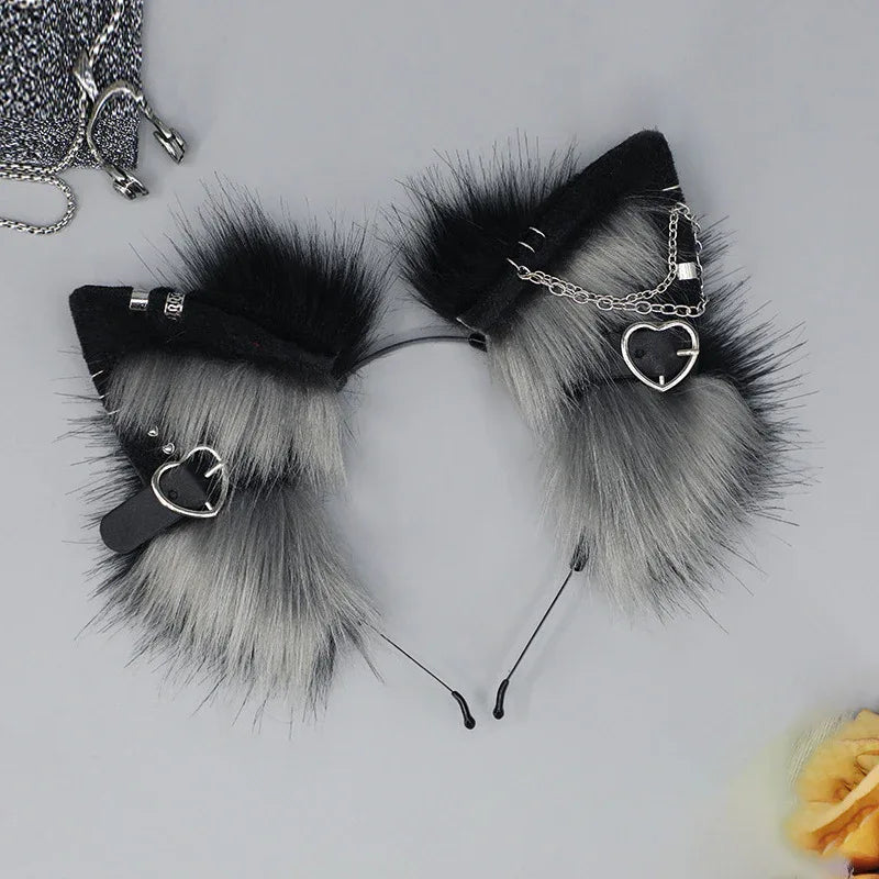 Rebel Pup Punk Ears Headband - Puppy's Aesthetics