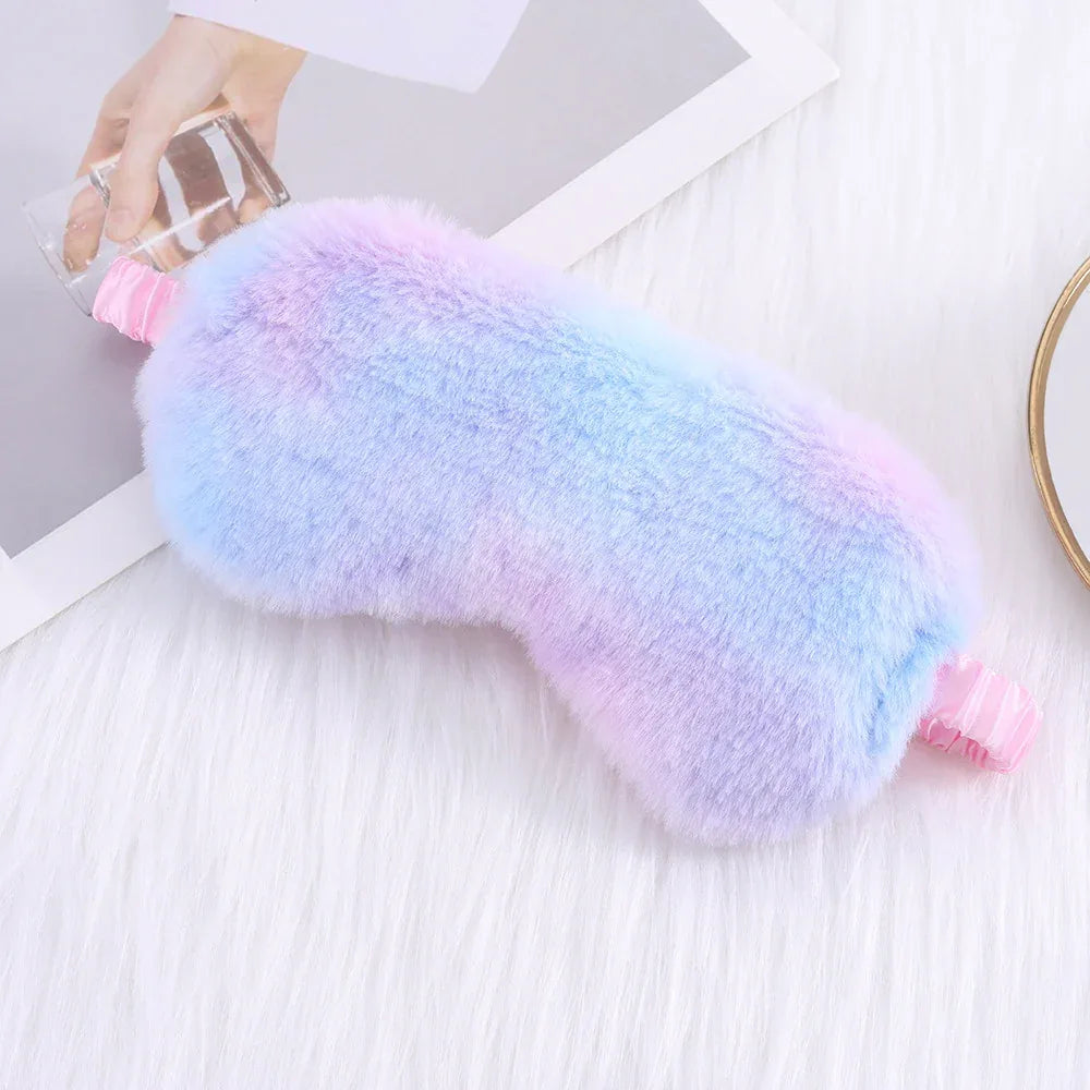 Cozy Plush Sleep Mask (Colors) - Puppy's Aesthetics