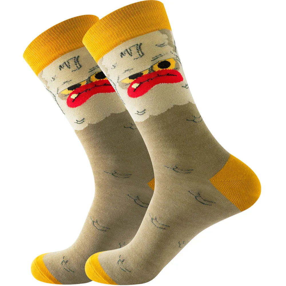 Adorable Autumn Mid-Calf Socks (Colors) - Puppy's Aesthetics