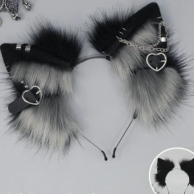 Rebel Pup Punk Ears Headband - Puppy's Aesthetics