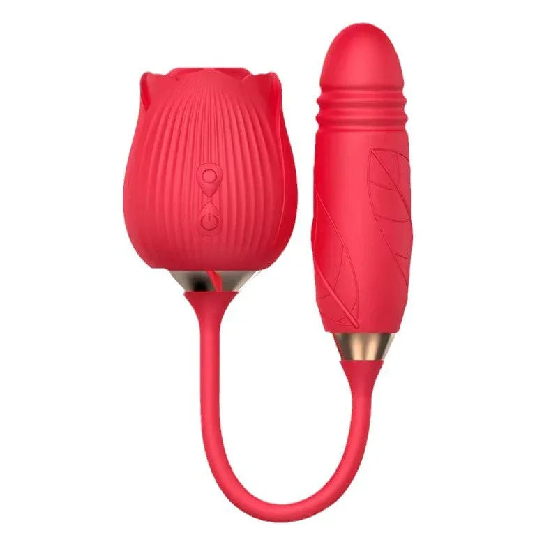 Rose Clitoral Vibrator – Elegant & Powerful Stimulator - Puppy's Aesthetics