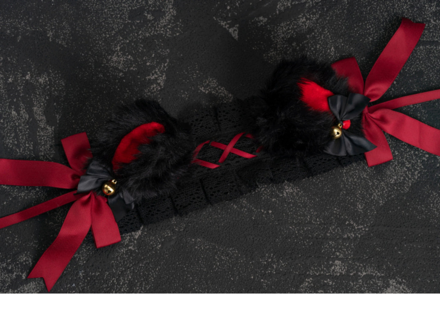 Handmade Lolita Black Kitty Ears