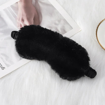 Cozy Plush Sleep Mask (Colors) - Puppy's Aesthetics