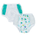 Clear Wave Diaper Cover | 2-Pack PVC Waterproof ABDL