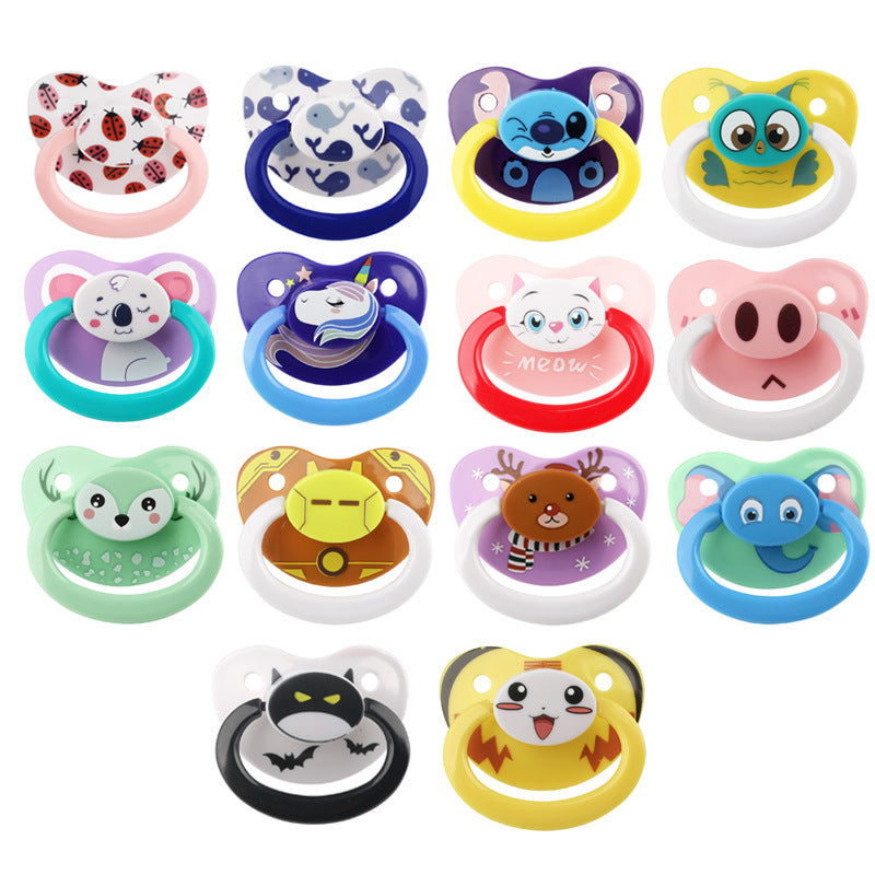 Character Silicone Adult Paci (Colors)
