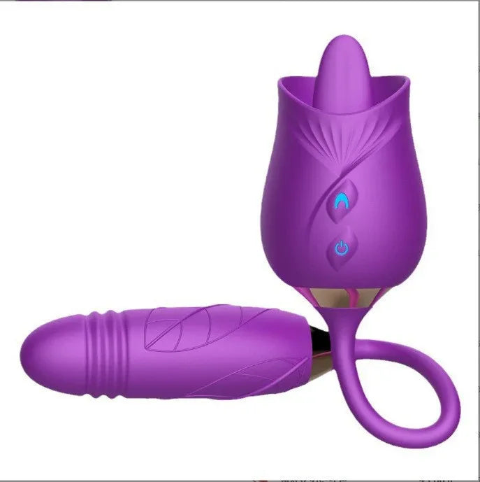 Rose Clitoral Vibrator – Elegant & Powerful Stimulator - Puppy's Aesthetics