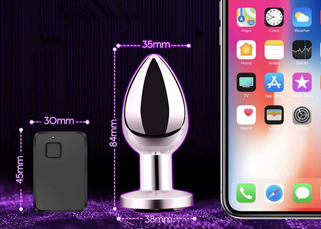 Midnight Magnet Remote-Control Anal Plug – Powerful Rechargeable Vibrator