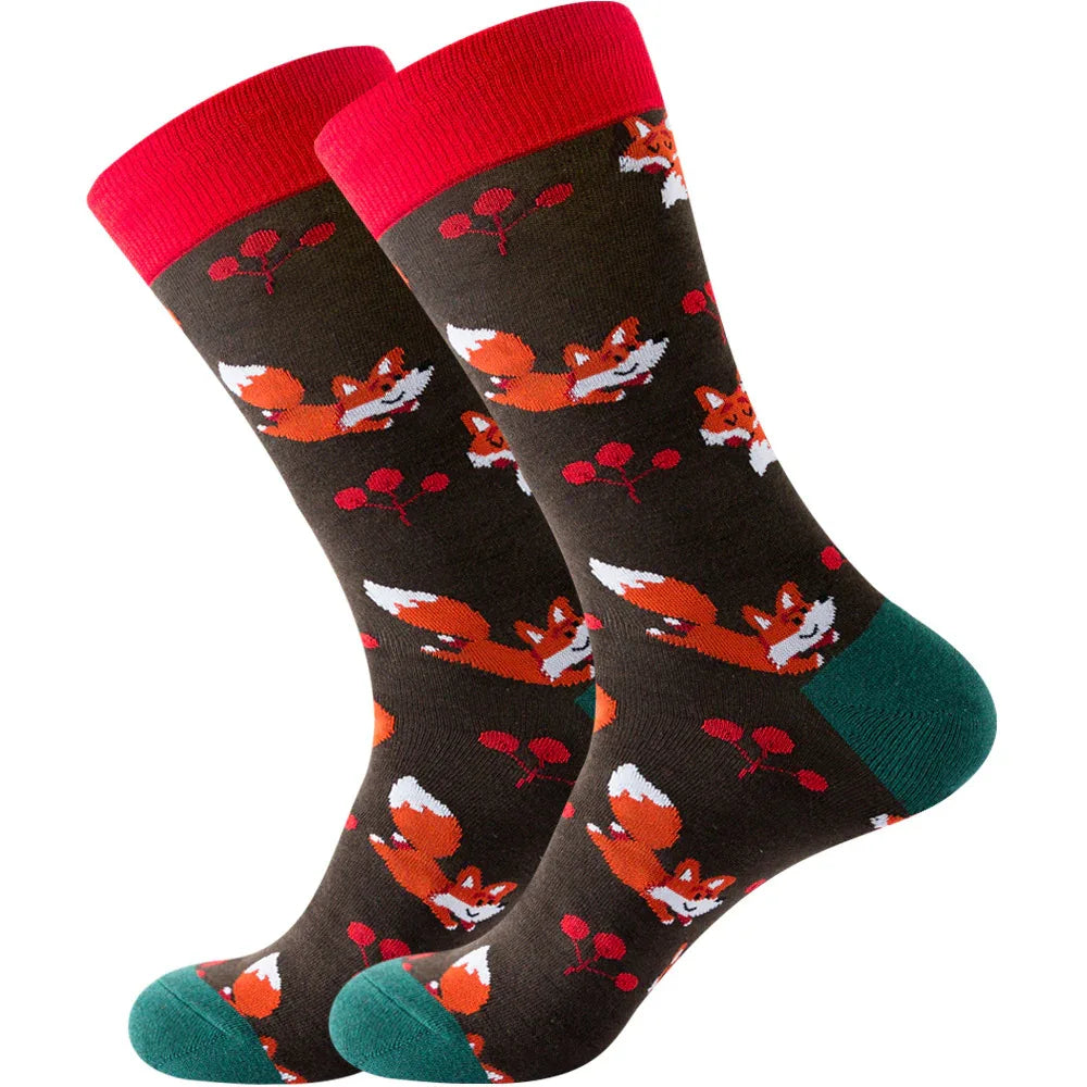 Adorable Autumn Mid-Calf Socks (Colors) - Puppy's Aesthetics