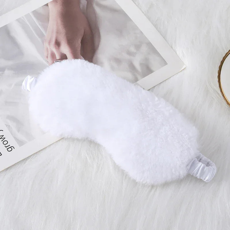 Cozy Plush Sleep Mask (Colors) - Puppy's Aesthetics