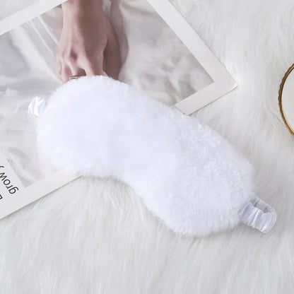 Cozy Plush Sleep Mask (Colors) - Puppy's Aesthetics