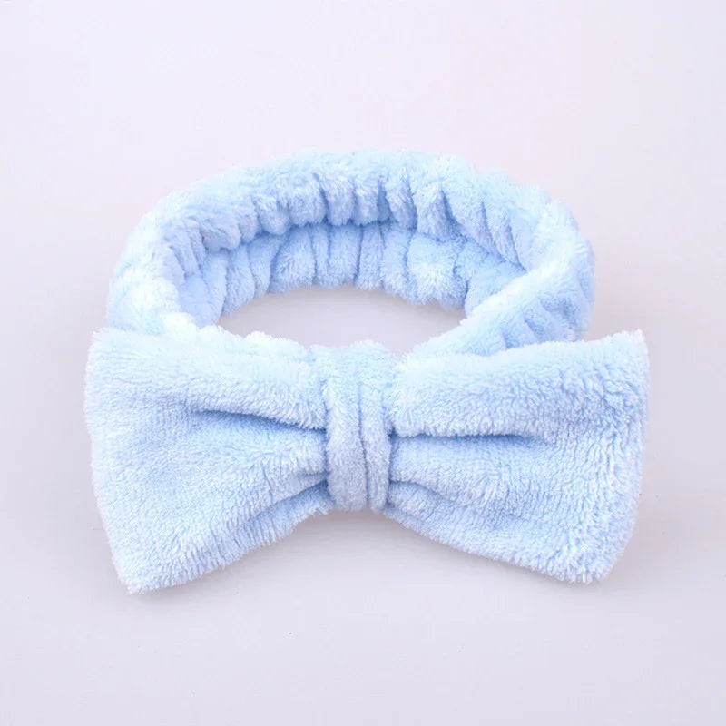 Soft Plush Bow Headband - Puppy's Aesthetics