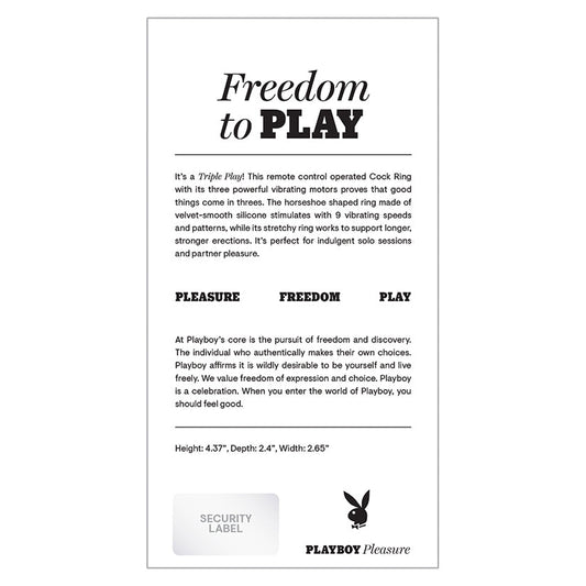 Playboy Pleasure Triple Play