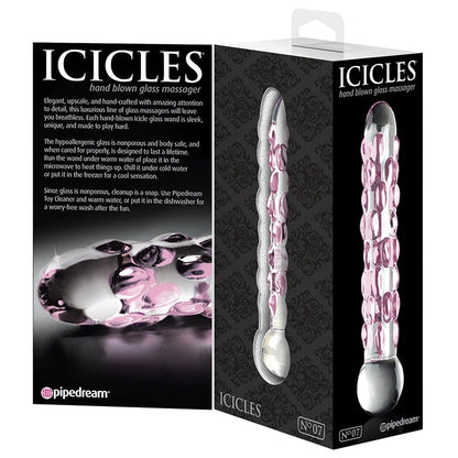 Icicles No.7-Pink Speckels 7