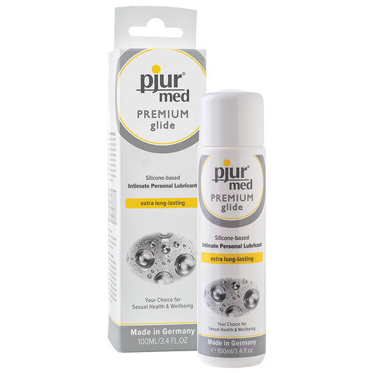 USA Only - pjur med PREMIUM Glide Silicone Intimate Personal Lubricant 3.4oz