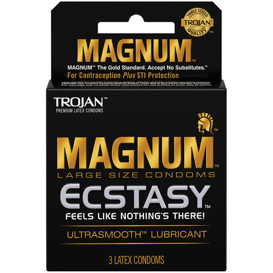 USA Only - Trojan Magnum Ecstasy (3 Pack)