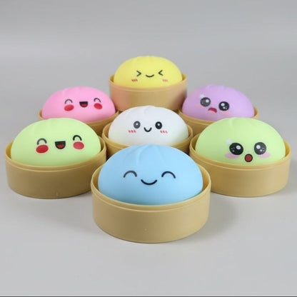 Squishy Bun Mystery Dumplings (Pastel Soft Squish)