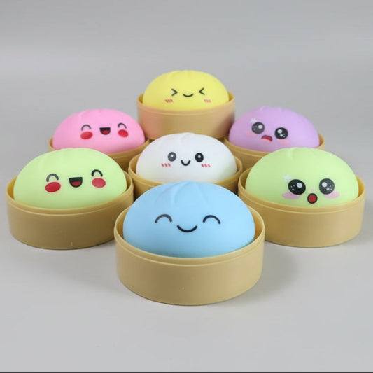 Squishy Bun Mystery Dumplings (Pastel Soft Squish)