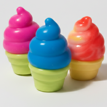 Ice Cream Cone Slow-Rising Squishies – Set of 3
