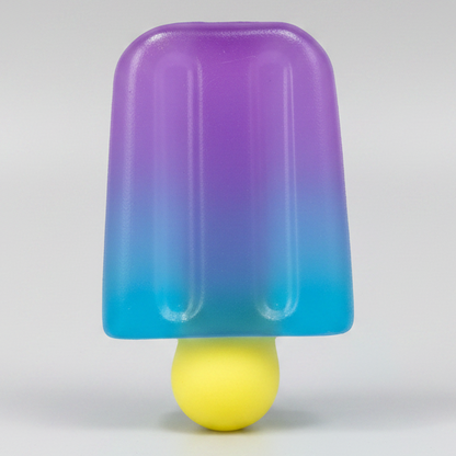 Purple to Blue Ice Cream Popsicle (Gelatin Squish)