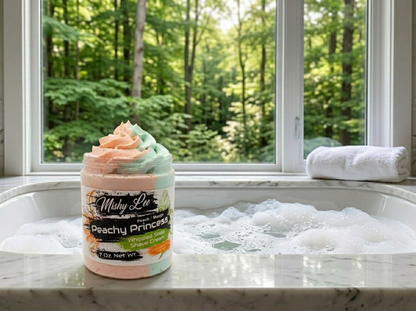 Peachy Princess Whipped Soap and Shave Cream