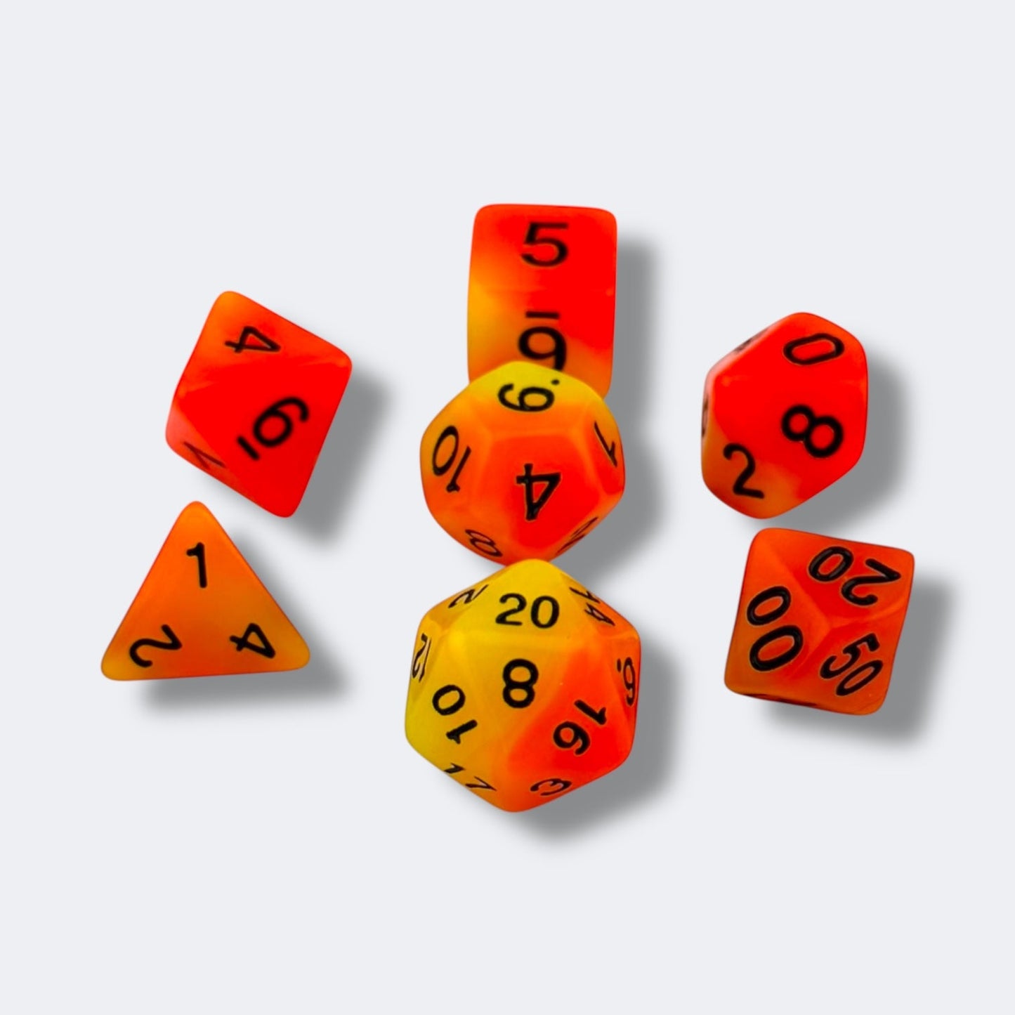 Sunforge Glow in the Dark Dice set