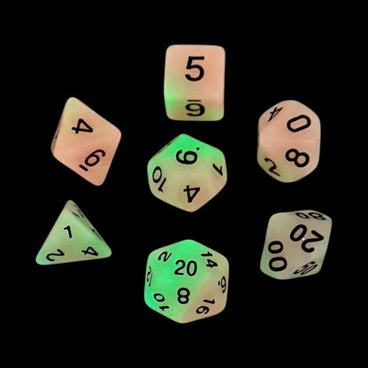 Sunforge Glow in the Dark Dice set