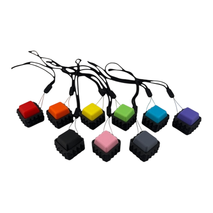 1 Spiky Mechanical Keyboard Fidget Toy Keychain