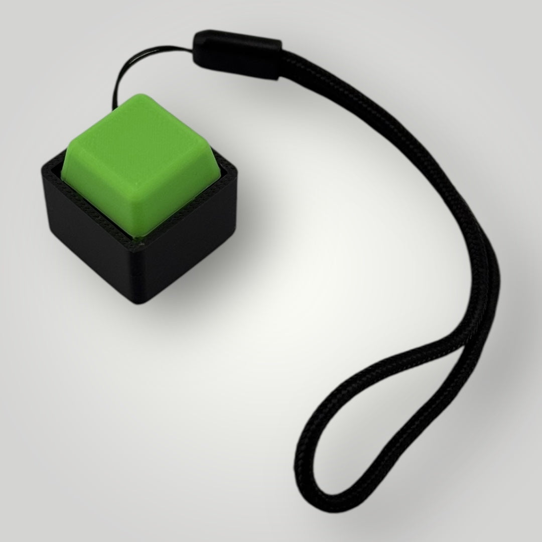 1 Mechanical Keyboard Fidget Clicker Toy Keychain