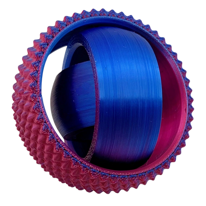 Mutli-Colored Textured Gyro Fidget