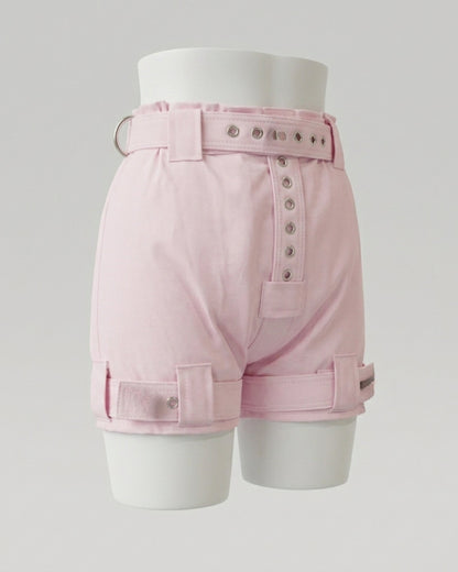 Heavy Duty Pink Diaper Cover Pants with Locks