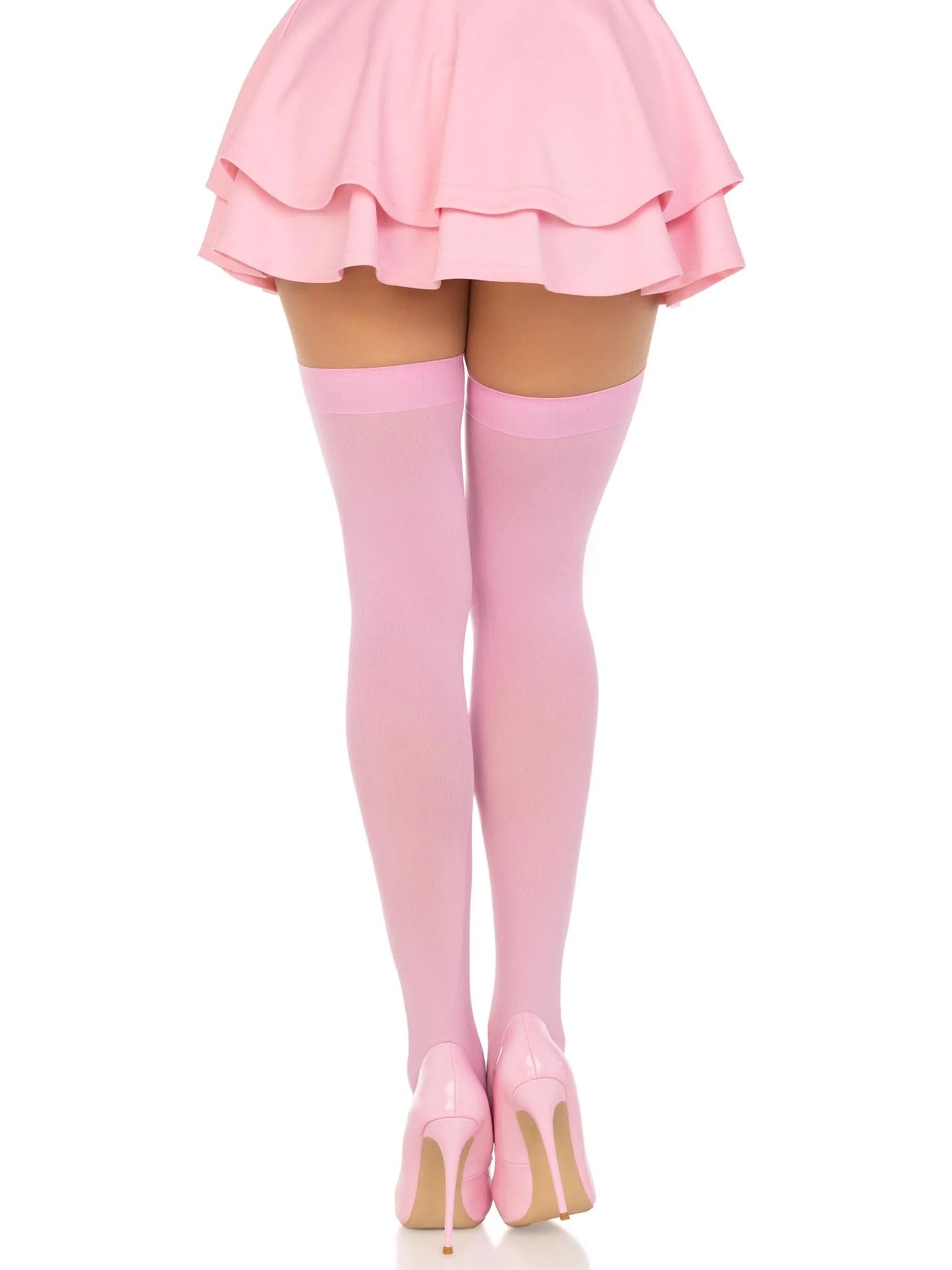 USA Only - Strawberry Milk Thigh High Stockings (One Size)