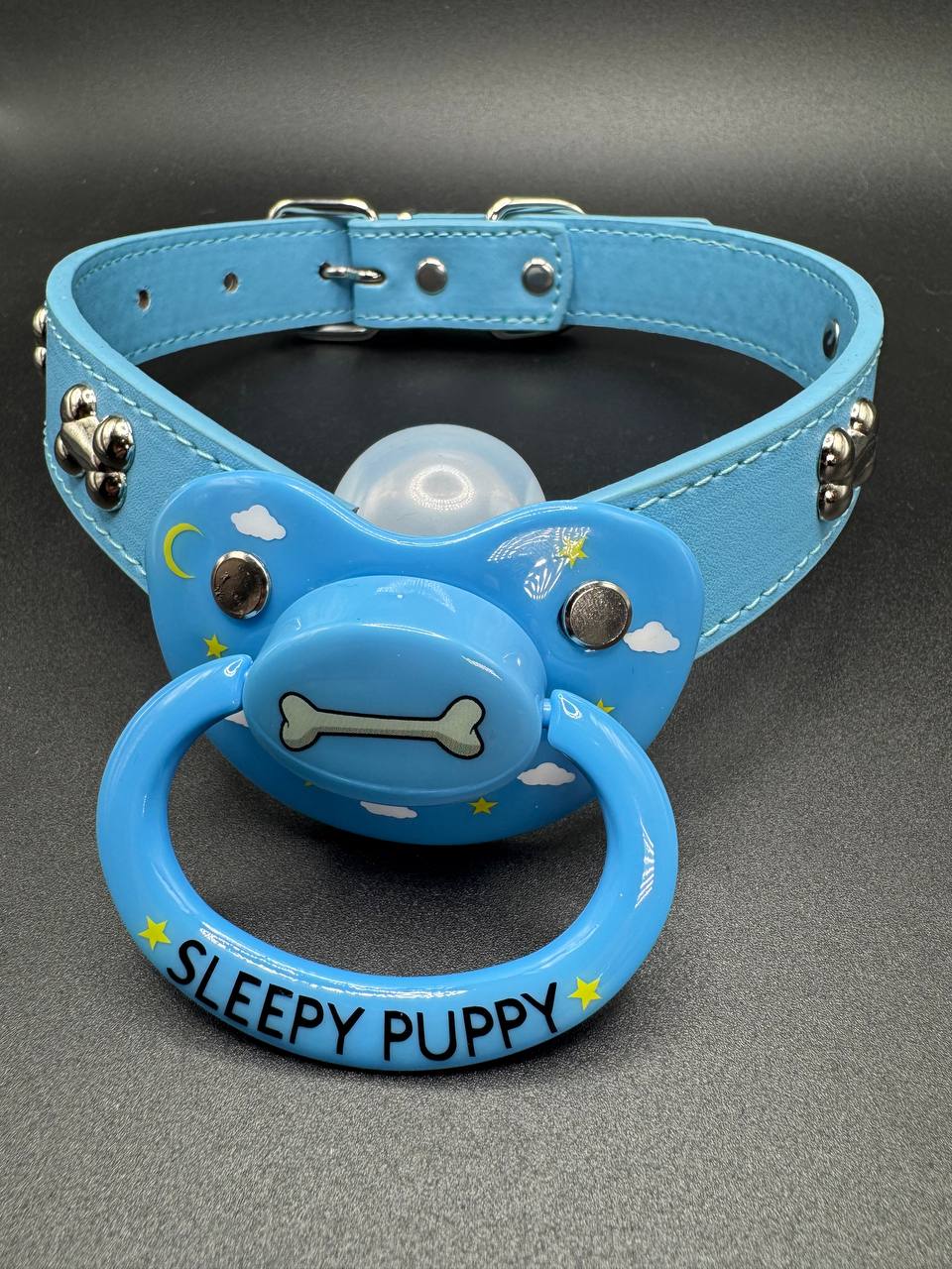 Adult Pacifier Gag - Sleepy Puppy