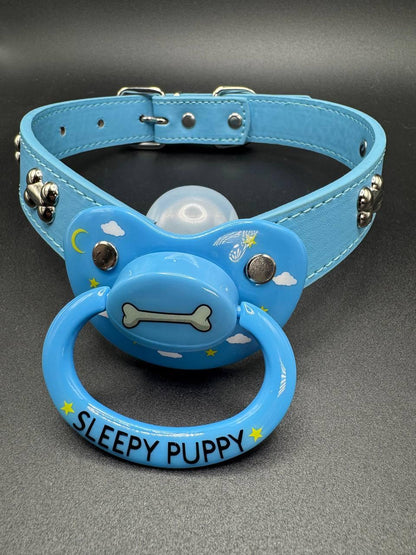 Adult Pacifier Gag - Sleepy Puppy - Puppy's Aesthetics