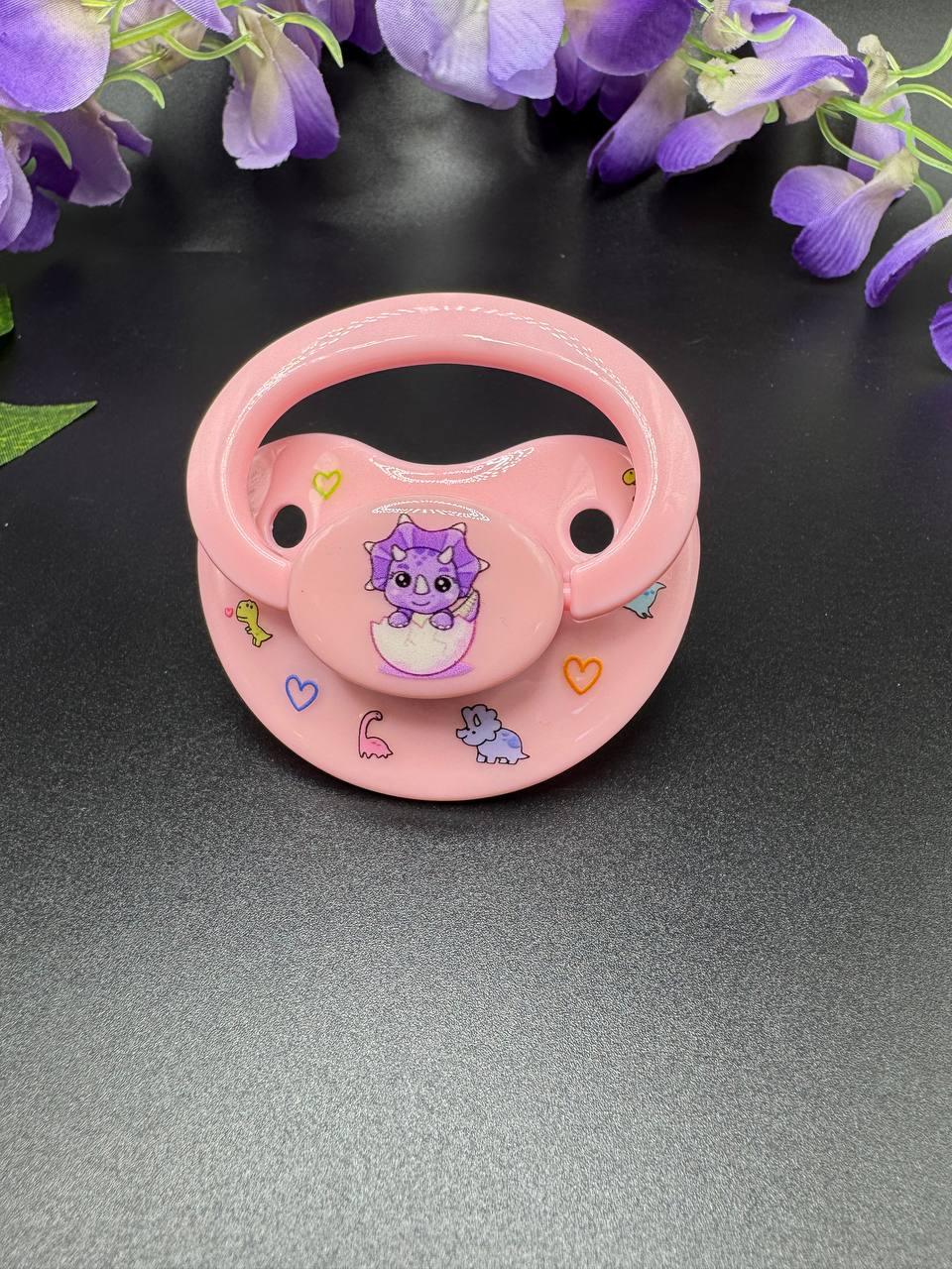 Glow In The Dark Adult Pacifier - Dinosaurs - Puppy's Aesthetics