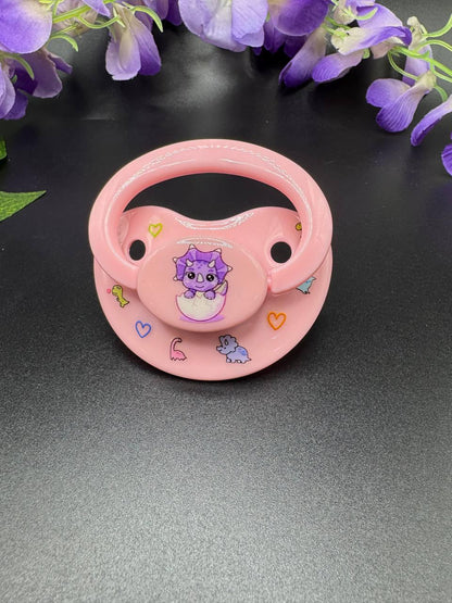 Glow In The Dark Adult Pacifier - Dinosaurs - Puppy's Aesthetics