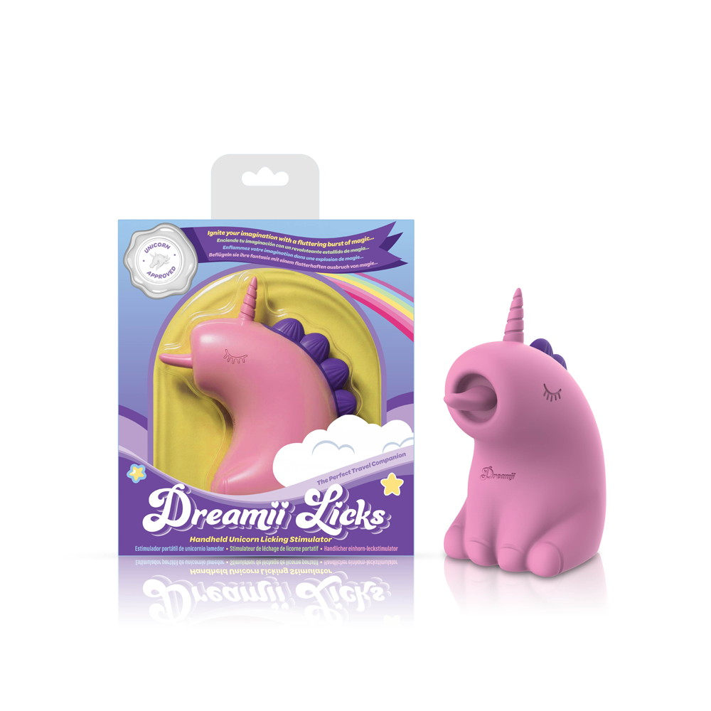 Dreamii Licking Unicorn - Mystical Pink